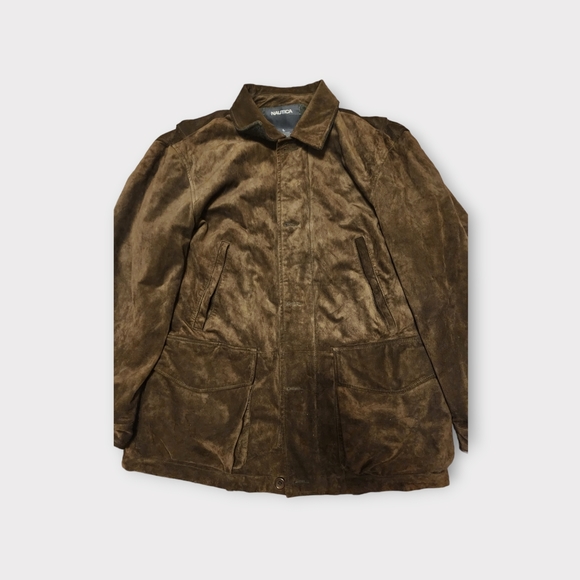 Nautica Genuine Suede Leather Gentleman's Jacket - Picture 5 of 9